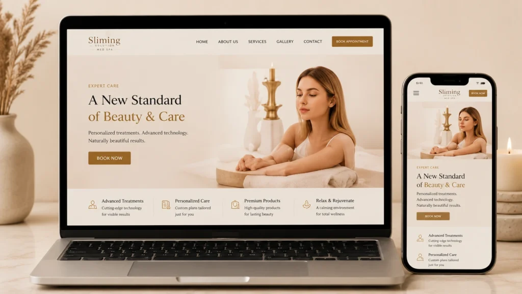 Siliming solution Med Spa Branding