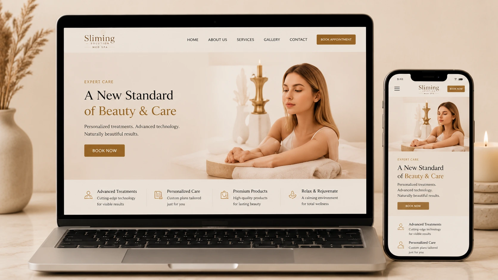 Siliming solution Med Spa Branding